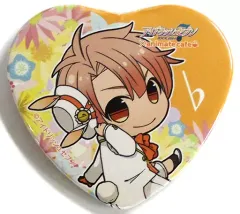 【中古】バッジ・ピンズ(キャラクター) 和泉三月 「アイドリッシュセブン×animatecafe トレーディングハート型缶バッジ Rabbit garden」