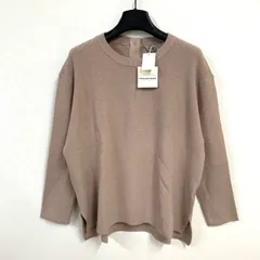 【TORRAZZO DONNA】トラッゾドンナ/バックボタンレーヨンニット/M/未使用品