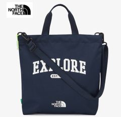 THE NORTH FACE ノースフェイス キッズ マルチクロスバッグ ラージ トートバッグ A4収納 ネイビー色 海外限定