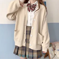 スクールカーディガン ニット ウェア セーター トップス 学生 服 制服 学校制服 アウター 無地 羽織 女子 通学 レディー