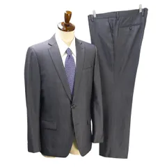 カルバンクライン ◇ストライプビジネススーツ◇セットアップ Calvin Klein (カルバンクライン) シングル ノータック スーツ