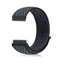 腕時計バンド 20mm 22mm Runostrich 時計バンド ループナイロンバンド (グレープパープル 20mm)