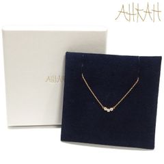 美品★AHKAH トレスダイヤ ブレスレット K18 ダイヤモンド 0.10ct ゴールド アーカー★