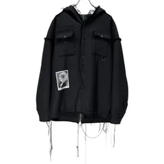 [-] Minus 18AW バックジップウールツイードフーデッドミリタリージャケット アウター SEDITIONARIES 和平思 マイナスのサムネイル