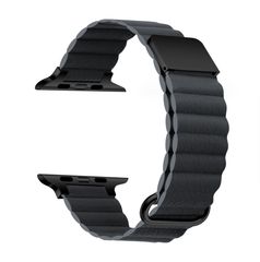 수량 한정 [Apple Watch 용 PU 가죽 밴드] 마그넷 식 미니멀 디자인 고급 스러움 스페이스 그레이 맨즈 레이디스 세련된 착탈 간단 심플 선물 애플 워치 밴드 가죽 자석식 벨트 바꾸어 벨트 품위 성인 스타일리쉬