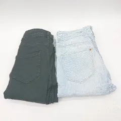 ◇ Θ 《 ZARA Trafaluc まとめ売り2点セット ストレートジーンズ レディース 》 E  【1502180047336】