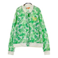 BEAMS GOLF ビームスゴルフ ボタニカル柄 ジップアップジャケット XL