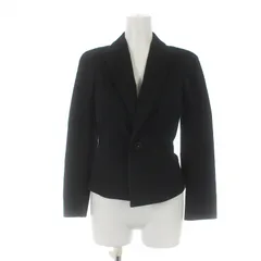 ディースクエアード DSQUARED2 テーラードジャケット 長袖 ショート 総裏地 ロゴ 38 M 黒 ブラック ■GY31 /MQのサムネイル