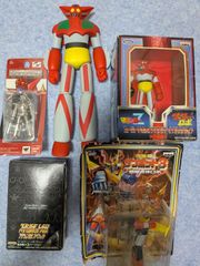 【オマケ付】ゲッターロボ ソフビフィギュ と超合金の塊とスーパーロボット大戦アクションロボスペシャル と東映動画編ゲッターロボ4体バンプレスト　フィギュア