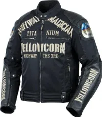 チタニウムウィンタージャケット ブラック/アイボリー 3Lサイズ YB-5309 イエローコーン