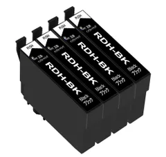 【在庫セール】ICチップ付 RDH-BK(ブラック)×4本セット増量版リコーダー互換インクカートリッジ残量表示可能 px-048a用 px-049a rdh-4cl