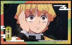 【中古】食玩 ステッカー・シール 我妻善逸(横) 「鬼滅の刃 デコステッカー ガムつき」 