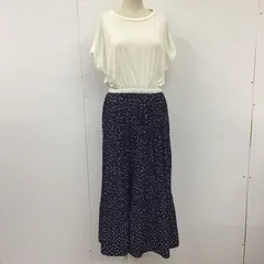 ROPE' PICNIC ロペピクニック ワンピース ロングスカート GDE-19610-A ドットプリーツドッキングワンピース