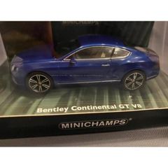 Bentley Continental GT V8 2011 色：Blue metallic メーカー：ミニチャンプス 新品未使用 1/43ミニカー