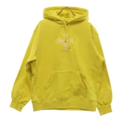 SUPREME (シュプリーム) 20AW Cross Box Logo Hooded Sweatshirt クロスボックスロゴプルオーバーパーカー イエロー