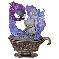 【中古】トレーディングフィギュア 4.ゴース＆ジュペッタ 「ポケットモンスター Little Night Collection」