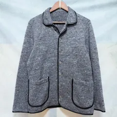 美品 PAPAS パパス ハーフコート ピーコート ジャケット ウール レザー Papas パパス ハーフコートジャケット ライナー付 カバーオール