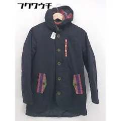 ■ titicaca チチカカ 長袖 中綿 コート サイズXS ネイビー マルチ レディース 【中古】 【1105240005286】