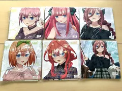 きゃらっとくじ 五等分の花嫁 Winter Dating 特大マルチクロス 6枚セット A?E ラスト賞 中野一花 二乃 三玖 四葉 五月 集合 10/1