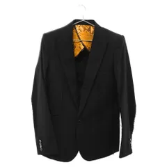NUMBER (N)INE (ナンバーナイン) 05AW ハイスト期 ラメボタンカットオフディティール ピークドラペル 1B ウールテーラードジャケット ブラックのサムネイル