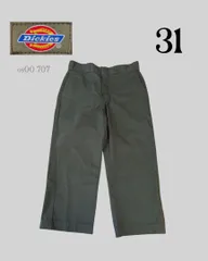 90s00s ディッキーズ　チノパン　カーキ　31股下57cm クロップド