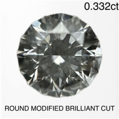 【新品】ROUND MODIFIED BRILLIANT CUT ダイヤモンドルース
