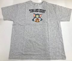 No.22.TOM and JERRY /トムジェリ/プリント/ワイドシルエットTシャツ/オートミール/Mサイズ/訳あり新品未使用