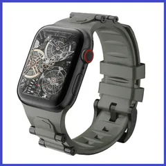 透气 軽量 運動 スポーツバンド 調節簡単 バンドフッ素ゴム バンド バンド Watch スマートウォッチ Apple 交換ベルトApple 41mm 40mm Watch 38mm Series アップルウォッチ コンパチブル 9/Ultra/SE/8/7/