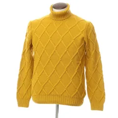 【新品】タリアトーレ TAGLIATORE ウール タートルネック プルオーバーニット マスタード【サイズ52】【メンズ】のサムネイル