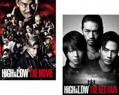 HiGH&LOW(2枚セット)THE MOVIE+ THE RED RAIN【全巻セット 邦画 中古 DVD】レンタル落ち