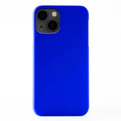 iPhone14 Plus ケース  耐衝撃 シンプル さらさら ハード ケース 【Color】 ブルー