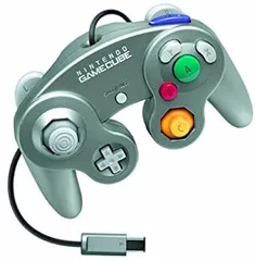 【中古】 ニンテンドーゲームキューブ専用コントローラ シルバー