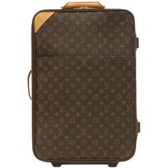 ルイヴィトン LOUIS VUITTON キャリーバッグ ペガス 55  モノグラムキャンバス モノグラム ゴールド金具 茶 スーツケース 鍵・パドロック・ネームタグ欠品  M23294 SP0071【中古】