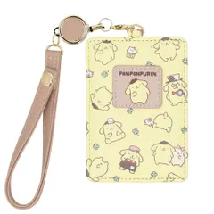 ☆ ポムポムプリン ☆ キャラクター リール付パスケース パスケース リール キャラクター リール付きパスケース 定期入れ 収納 かわいい 可愛い 中高生 通勤 通学 キッズ レディース こども 子供 子ども キャラ ギフト おしゃれ オシャレ お出かけ