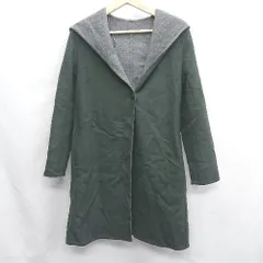 ◇ ⊇ UNIQLO ユニクロ 長袖 フーディーコート サイズS ダークグリーン レディース E  【1409240017295】