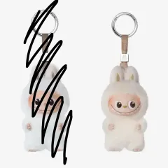 ポップマート ラブブ 私の頭の中のパスワード アルファベット キーリングドール A H