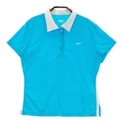 サイズ：M NIKE GOLF ナイキゴルフ  半袖ポロシャツ  ブルー系 [240101283469]# ゴルフウェア レディース ストスト