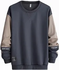 メンズ tシャツ 長袖 メンズ 秋服 大きいサイズ カジュアル 丸襟 柔らかい パーカー メンズ おしゃれhyzy02