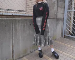 （全2色) CHECK MERMAID M-SKIRTのサムネイル