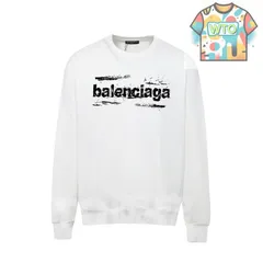 Balenciaga パリセーガ ロゴプリント スウェットシャツ [本日特価|新品未使用品]-WT0輸入