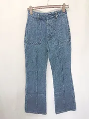 ◇ Θ RETROGIRL レトロガール フレア デニム パンツ ジーンズ サイズL ブルー系 レディース E  【1506180011090】