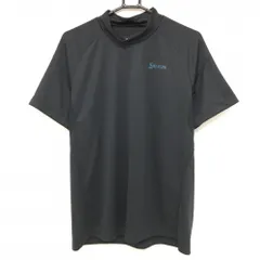 【新品】スリクソンバイデサント 半袖ハイネックシャツ 黒 吸汗速乾 ストレッチ UVケア 袖下メッシュ メンズ LL ゴルフウェア SRIXON