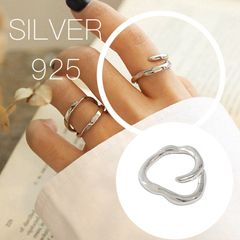 シルバー 925 リング 11号 新品未使用  匿名配送 幅広 太め アクセサリー おしゃれ 人気 おすすめ かっこいい カジュアル レディース シルバー925リング ボリュームリング 幅広 ワイド 幅太 ごつめ