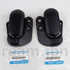 新品 マツダ純正 ロードスター NA8C NB6C NB8C ソフトトップ トップロック ブラック 左右 ルーフ 幌 ロック NA NB ROADSTER MX-5 TOP LOCK