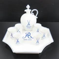 Meissen マイセン　歴代双剣マーク小皿　Aqualinla アクアティンタ Meissen マイセン歴代双剣マーク小皿Aqualinla アクアティンタ