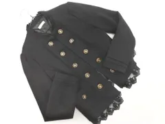 最終お値下げ☆極美品 D＆G ナポレオンジャケット ピーコート 黒 未使用 8 ナポレオンカラー ピーコート ショート ジャケット