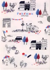 【中古】クリアファイル [単品] 集合(ホワイト) A4クリアファイル Pokemon little tales(2016) 「ポケットモンスター」 ポケモンセンター限定