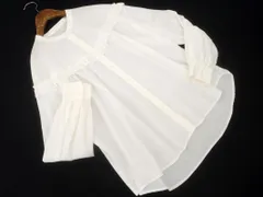 a day in the life アデイインザライフ ユナイテッドアローズ フリル ブラウス シャツ 白 ■◇ レディース