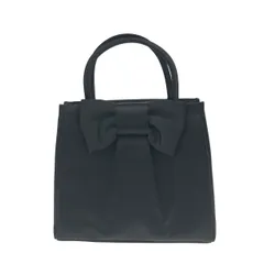 美品 TOKYO SOIR プチソワール サブバッグ付 フォーマルハンドバッグ ブラック ナイロン レディース　240001146322