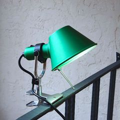 クリップライト クリップランプ MODO グリーン LED電球30W相当昼白色付 新品